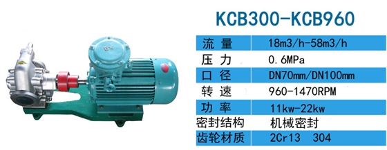 KCB-960不锈钢齿轮泵