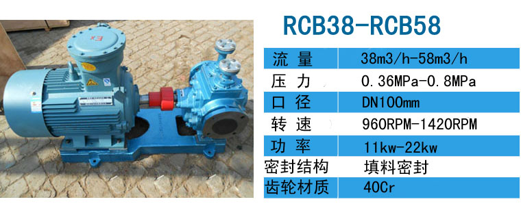RCB-38保温齿轮泵